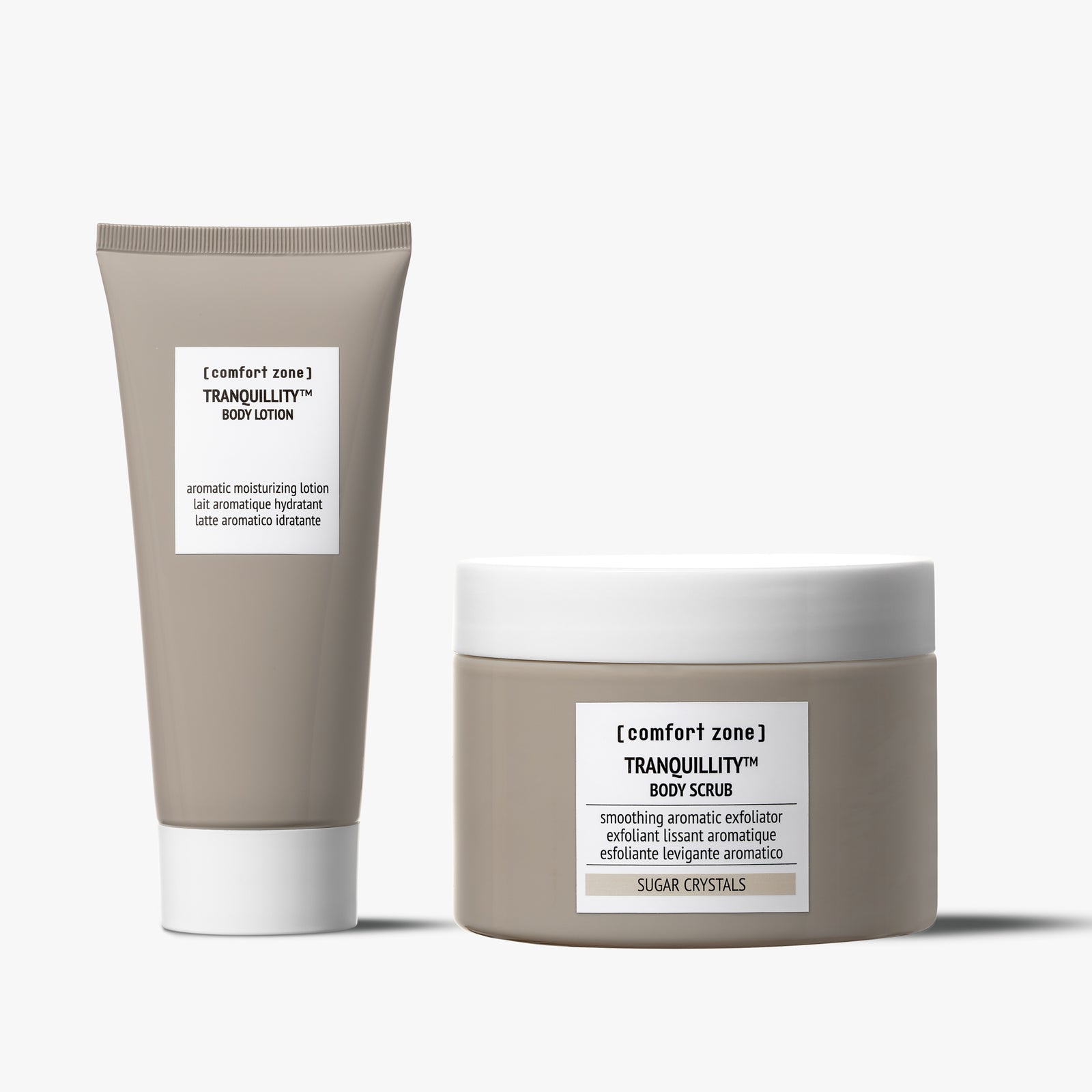 Comfort Zone: TRANQUILLITY™ Smooth & Nourish Set Body lotion & Body Scrub set-BDSCUS00023