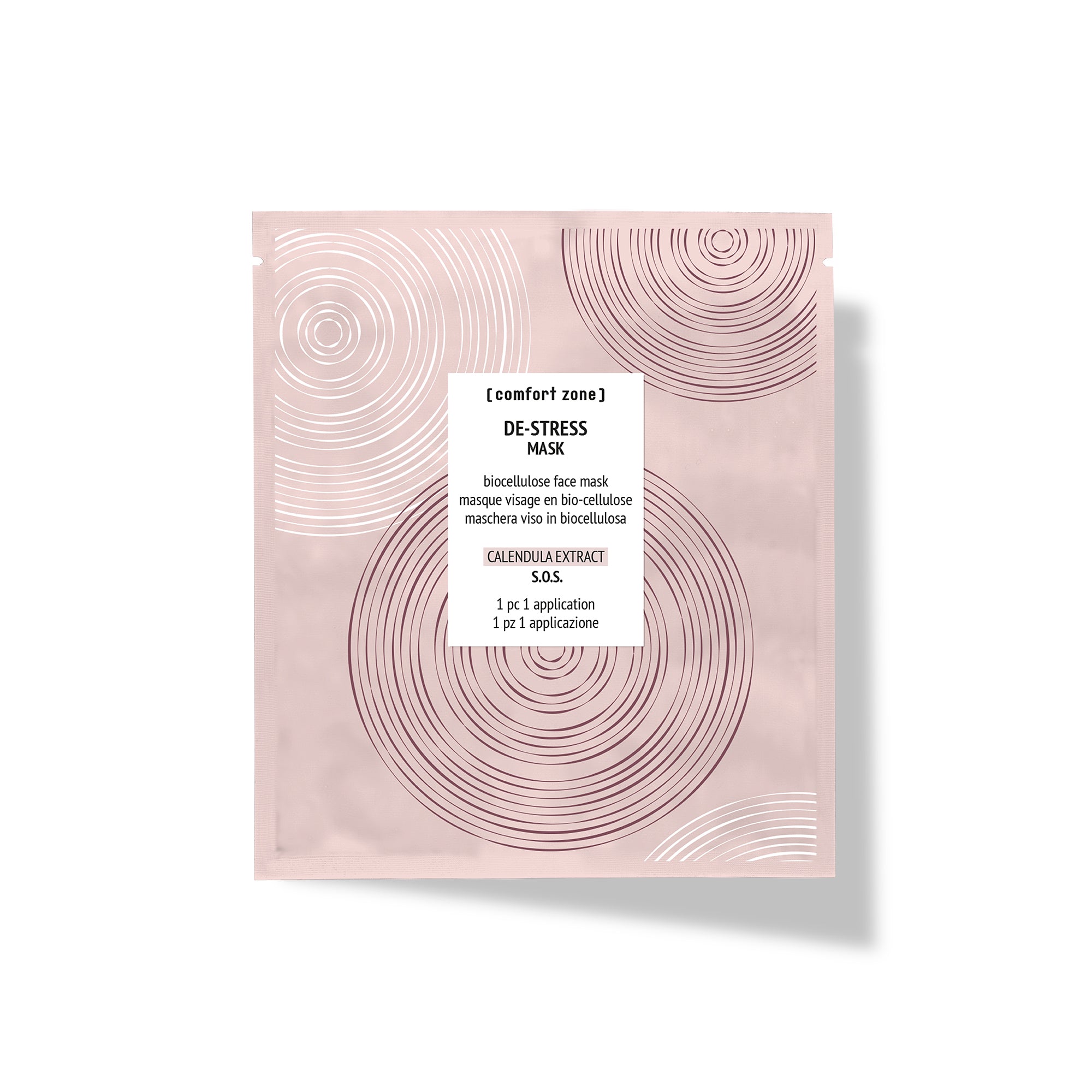 Comfort Zone:  DE_STRESS MASK  Biocellulose gezichtsmasker -
