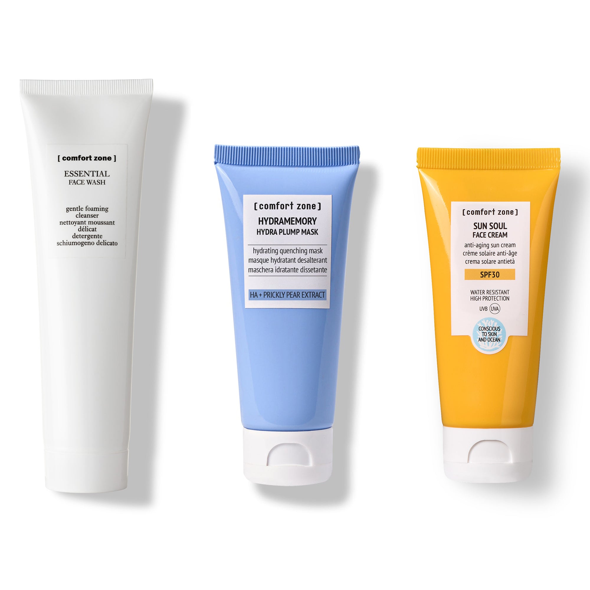 Comfort Zone: SET SUMMER FACE ROUTINE  Verzorgingsroutine en bescherming van het gezicht in de zomer -FaceSummerRoutine
