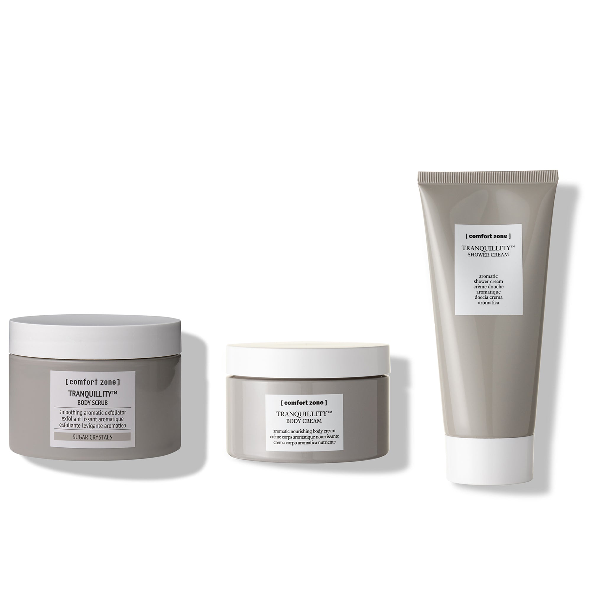 Comfort Zone:  TRANQUILLITY BODY ROUTINE SET  Het lichaamsritueel voor een gevoel van ontspanning -
