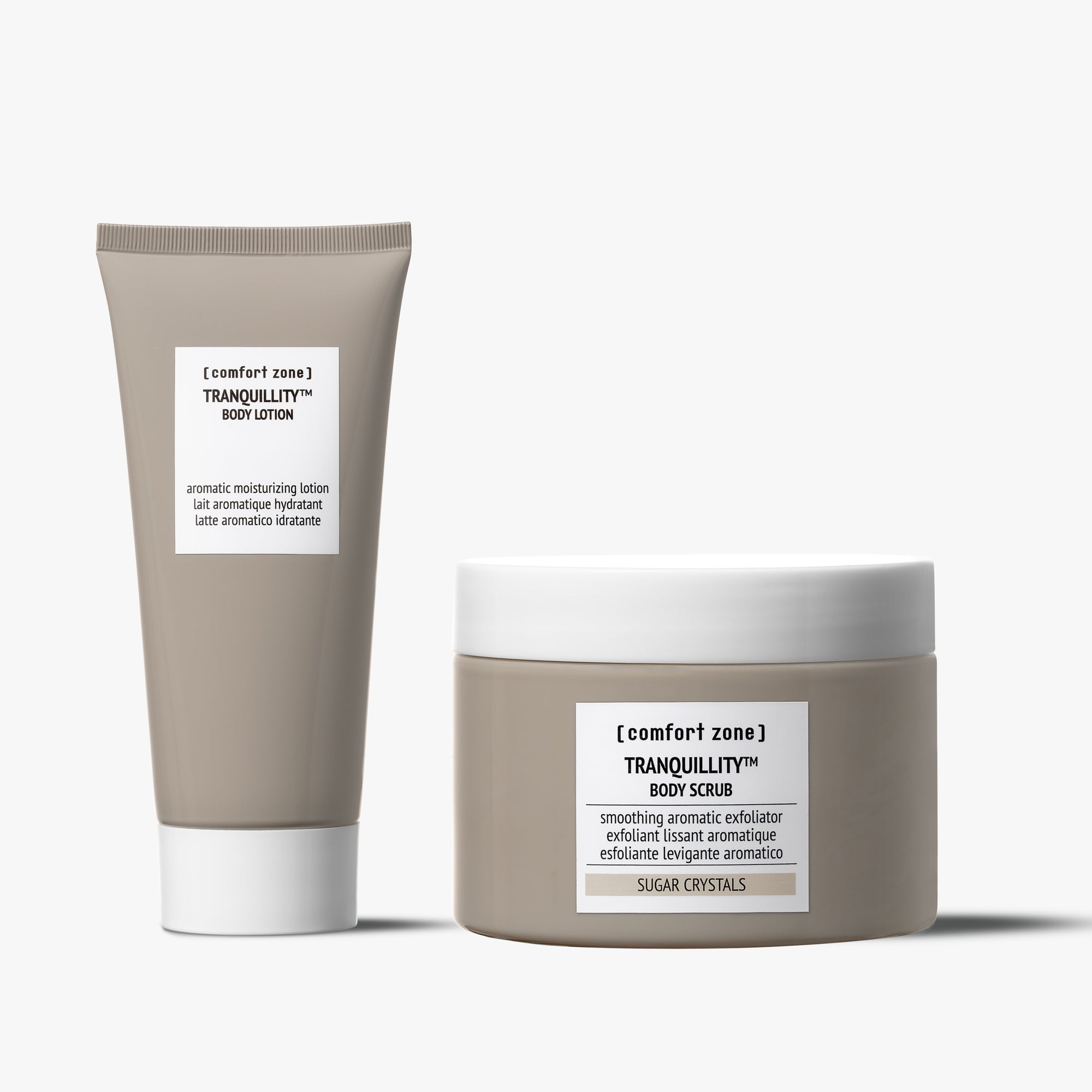 Comfort Zone: TRANQUILLITY&amp;#8482; Smooth &amp; Nourish Set Body lotion &amp; Body Scrub set-BDSCUS00023
