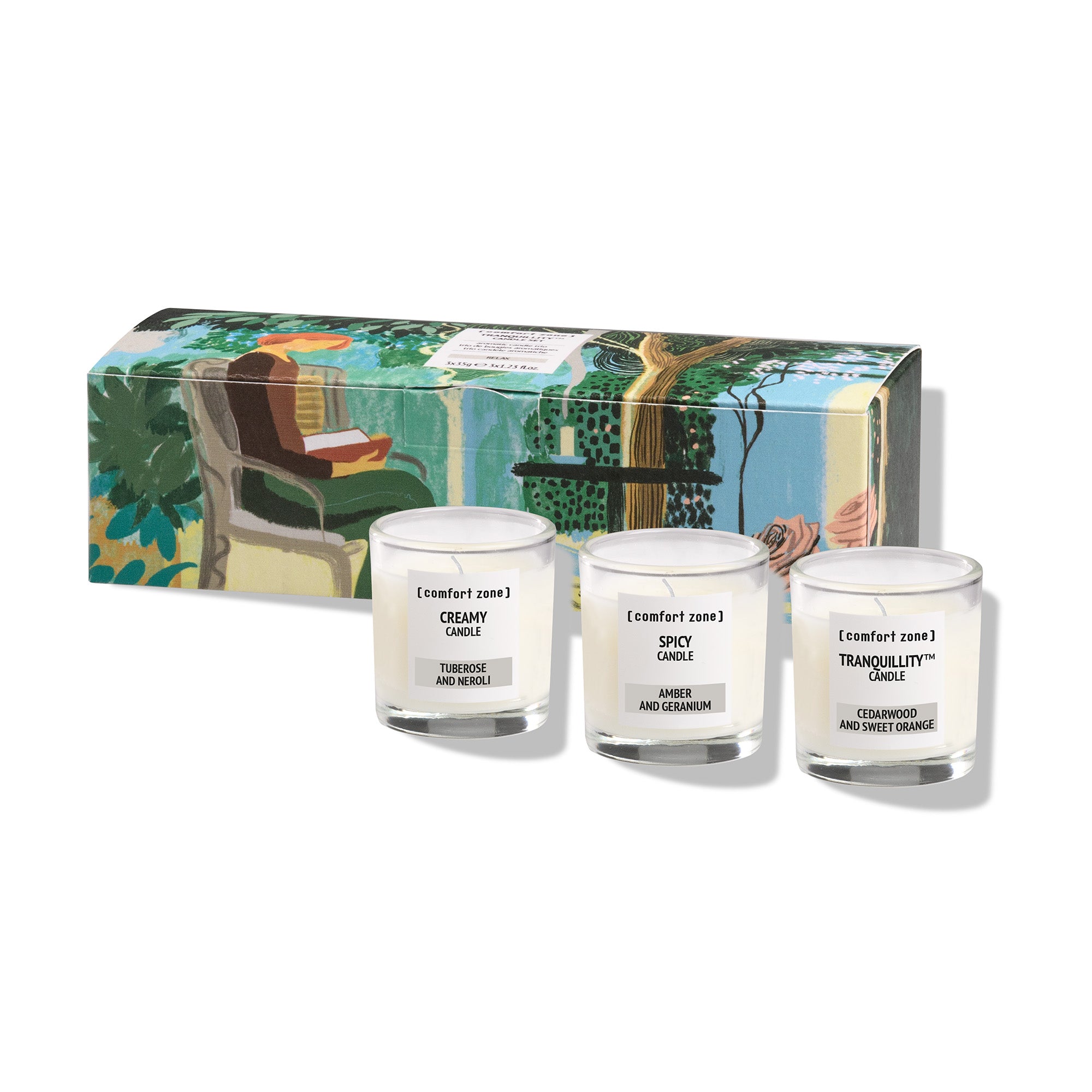 :  CANDLE SET GWP     Tranquillity Trio Candle Set -
