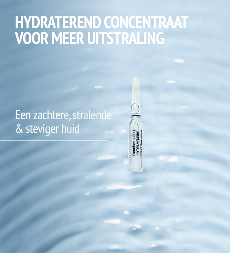 : HYDRAMEMORY HYDRA &amp; GLOW AMPOULES Hydraterend verhelderend concentraat-